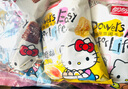 盼盼 麥香雞味塊 休閑膨化辦公室零食巧克力辣子雞咸蛋黃味 105g*3袋 曬單實拍圖
