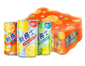 屈臣氏新奇士汽水 迷你罐200ml*24（檸檬可樂(lè)8+橙汁8+檸檬青提汁8）整箱 曬單實(shí)拍圖