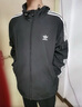adidas經(jīng)典三條紋運動(dòng)連帽夾克外套男女秋季阿迪達斯三葉草 黑色   XL 曬單實(shí)拍圖