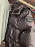 babylove[幻彩極光]親子羽絨服冬季黑金加厚外套三防保暖兒童媽媽連帽冬裝 極夜黑 100 （兒童款-充絨量71g） 曬單實(shí)拍圖