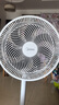 美的（Midea）電風(fēng)扇 家用七葉立式落地扇宿舍臥室輕音節(jié)能搖頭桌面小風(fēng)扇大風(fēng)力空氣循環(huán)風(fēng)扇 SAF30AC  曬單實拍圖