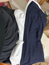 優(yōu)衣庫女裝竹節(jié)紗V領(lǐng)T恤/短袖棉白T上衣打底內(nèi)搭春夏新款483576 09 黑色 M /160/84A 曬單實拍圖