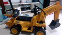 飛鴿兒童電動(dòng)玩具車(chē)挖掘機可坐人可挖土1-3-6歲男女小孩遙控生日禮物 挖掘黃【全電+推把】 曬單實(shí)拍圖