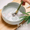 【全網(wǎng)低價(jià)，真便宜直播間】六品堂 海棠筆洗書(shū)法陶瓷汝窯多功能洗筆器文房四寶創(chuàng  )意擺件毛筆練習水盂國畫(huà)墨汁大號青瓷筆洗缸 曬單實(shí)拍圖