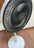 美的（Midea）電風(fēng)扇家用遠距送風(fēng)遙控智能落地扇七葉智能感溫立式電扇宿舍臥室搖頭 40CM大網(wǎng)罩黑白色35bjd 曬單實(shí)拍圖