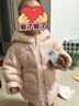 巴拉巴拉童裝兒童羽絨服男童女童冬裝厚款2024連帽外套可愛萌208424107239 曬單實拍圖