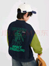 多多家男童棒球服外套春秋款兒童帥氣休閑撞色上衣|耐穿有型中大童夾克 曬單實(shí)拍圖