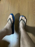 熱風(fēng)男士人字拖2025年夏季新款時(shí)尚簡(jiǎn)約輕便沙灘拖鞋外穿夾趾拖男款 74黑蘭 39-40 S 曬單實(shí)拍圖