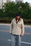 KOLON SPORT/可隆戶(hù)外羽絨服 女士防水透濕HALF BELT輕量羽絨夾克 LKDJ5WN090-BE 米黃 L 170/92A 曬單實(shí)拍圖