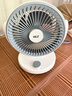 VCJ【德國品牌】空氣循環(huán)扇電風(fēng)扇家用臺式桌面節能輕音風(fēng)扇 機械旋鈕可搖頭3m線(xiàn) DQ212R 曬單實(shí)拍圖