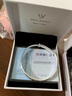 唯一（Winy）銀手鐲女款純足銀9999鐲子銀飾品實(shí)心送媽媽長(cháng)輩生日禮物 曬單實(shí)拍圖