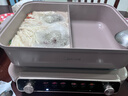 美的（Midea）電火鍋鴛鴦鍋火鍋專(zhuān)用鍋多功能鍋料理烤肉鍋分體式多功能一體電鍋0氟鈦陶電煮鍋HGS352866S 曬單實(shí)拍圖