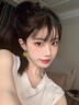 蔓笙夏日雛菊花朵耳環(huán)女氣質(zhì)設(shè)計(jì)感獨(dú)特?zé)o耳洞免打孔耳夾可愛甜美耳飾 不對稱雛菊耳環(huán) 曬單實(shí)拍圖