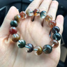 LOUIS WATER黑金超七水晶手串綠發(fā)晶葡萄石綠幽靈水晶手鏈金運大綜合招財轉運 【超級賺 | 事業(yè)長(cháng)青】金運大綜合多寶手串（女款） 曬單實(shí)拍圖