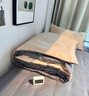 北極絨100%全棉學(xué)生宿舍六件套單人床純色雙拼 床上用品被子被褥一整套 高級灰+淺灰 六件套4斤棉被+4斤棉墊 90*200 四季被 曬單實(shí)拍圖