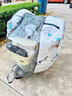 夢(mèng)多福電動(dòng)車擋風(fēng)被冬季加厚加絨電瓶車防風(fēng)防雨加大全包圍摩托車保暖罩 曬單實(shí)拍圖