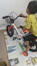永久（FOREVER）兒童自行車男女款小孩單車可折疊腳踏車4-6-8-10歲輔助輪14寸橙色 曬單實拍圖