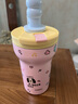 BABLOV保溫杯女士陶瓷覆膜內(nèi)膽水杯高顏值雙飲兒童吸管保冷杯子女生禮物 曬單實(shí)拍圖