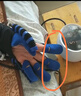 中量手指康復訓練器手套手部手功能訓練器材腦梗偏癱五指屈伸握機器人 左手:鏡像充電款【充電寶+收納包+任意指訓練】 M碼 曬單實(shí)拍圖