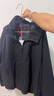 鴨鴨（YAYA）【輕殼系列】王一博同款羽絨服男女短款秋冬新款戶(hù)外運動(dòng)輕暖外套 黑色 XL (180) 曬單實(shí)拍圖