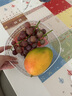 沃德百惠輕奢水果盤家用客廳透明干果零食擺放托盤高檔點心糖果盤 【3個裝】冰川白 曬單實拍圖