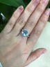rarebeauty海藍寶石戒指女士手飾品時(shí)尚珠寶首飾品生日禮物送老婆女友 【現貨】 14號 2ct 圣瑪利亞色  18K金海藍寶石戒指. 曬單實(shí)拍圖