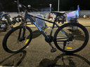 喜德盛山地自行車黑客350 X6鋁合金車架21速變速機械碟剎 黑銀色17寸 曬單實拍圖
