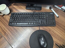 羅技（Logitech）MK120 鍵鼠套裝 有線(xiàn)鍵鼠套裝 辦公鍵鼠套裝 電腦鍵盤(pán) USB即插即用 全尺寸 黑色 曬單實(shí)拍圖