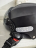 Andes HELMET3c認證電動摩托車頭盔男四季女士夏季頭盔安全帽四季通用夏天半盔 啞黑黑茶短【升級3C款】 均碼 曬單實拍圖