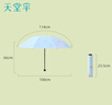 天堂傘太陽(yáng)傘防曬防紫外線(xiàn)遮陽(yáng)傘戶(hù)外傘晴雨兩用便攜雨傘男女 銀杏飛舞-黑色 曬單實(shí)拍圖