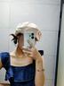 桑咻白鹿同款櫻桃貝雷帽女大頭圍顯臉小云朵畫(huà)家帽日系復古八角報童帽 卡其色 均碼 曬單實(shí)拍圖