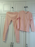紅豆內衣女純棉抑菌秋衣秋褲女全棉緊密賽絡(luò )紡打底內衣 橘粉 曬單實(shí)拍圖