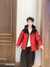 波司登25新款羽絨服男女兒童中長(cháng)款5A抗菌絨保暖連帽外套T250246120Q 冰川熊紅9CX8 140 /64 約 130-140cm 30kg 曬單實(shí)拍圖