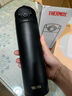 膳魔師（THERMOS）保溫杯500ml男女士兒童水杯子學(xué)生開學(xué)季教師節(jié)禮物TCOK磨砂黑 曬單實拍圖