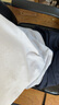 森馬（Semir）[純棉V領(lǐng)]短袖t恤男夏簡(jiǎn)約純色修身上衣凈色短t 白色調(diào)00311 170/88A/M 曬單實(shí)拍圖