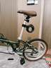 大行（DAHON） 大行折疊車(chē)D7復古折疊自行車(chē)20英寸7速城市男女休閑自行車(chē)HAC072 草綠色 曬單實(shí)拍圖