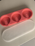 樂扣樂扣自制冰棒模具雪糕帶蓋冰棍冰糕冰激凌棒家用迷你兒童DIY制冰格 硅膠棒棒糖-粉色三根 曬單實拍圖