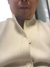 HXHK秋冬季新款開(kāi)衫毛衣男生韓系時(shí)尚青年百搭休閑純色慵懶風(fēng)針織外套 黑色 XL 曬單實(shí)拍圖