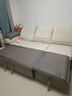 杜杜美家棉麻沙發(fā)床冬夏兩用客廳小戶(hù)型沙發(fā)涼席多功能可伸縮床838#2.6米 曬單實(shí)拍圖