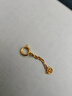 蟬鳴迎祿925純銀珍珠項鏈加長(cháng)延長(cháng)鏈鍍18k金手鏈條龍蝦扣頭diy配件調節鏈 長(cháng)3CM-雙彈簧扣-銀鍍18K金 曬單實(shí)拍圖