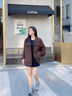森馬（senma）透氣網(wǎng)面老爹鞋情侶款厚底休閑鞋男跑步鞋女運動(dòng)鞋輕便 米黑 （當天發(fā)貨） 35 （當天發(fā)貨） 曬單實(shí)拍圖