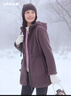 LAFUMA樂(lè )飛葉戶(hù)外秋冬保暖連帽抓絨衣女士 動(dòng)中長(cháng)款搖粒絨外套LFJA5CR66 雀紫DV S (36)160/80A 曬單實(shí)拍圖