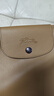 瓏驤（longchamp）女包Le Pliage Xtra中號流浪包牛皮hobo手提單肩包 曬單實(shí)拍圖