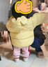 巴拉巴拉童裝兒童羽絨服寶寶男女童2025冬裝新款嬰兒外套保暖上衣泡芙羽絨 黃色小南瓜31004-白鴨絨 100 （充絨量81g 適合2-3歲） 曬單實(shí)拍圖