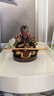 米良品國潮黑神話(huà)悟空手辦擺件創(chuàng  )意客廳茶桌裝飾茶寵擺件禮品桌面裝飾品 黑悟空【擺件+佛珠】 曬單實(shí)拍圖