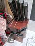 十八子作家用刀具套裝 菜刀組合青鋒七件套刀SL2356【精美禮盒裝】 曬單實(shí)拍圖