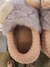 潔麗雅兒童棉拖鞋6-12歲女孩秋冬季2025新款卡通加絨包跟抗菌棉拖鞋男童 白色抗菌款【專(zhuān)業(yè)檢測 權威認證】 34 -35【鞋內長(cháng)22cm適合33-34】 曬單實(shí)拍圖