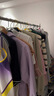 積易木坊服裝展示架服裝店不銹鋼簡約落地式中島掛衣架男女童裝店貨架陳列 加厚不銹鋼拉絲（長80高120） 曬單實(shí)拍圖
