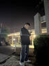 WASSUP HERMU官方復古牛仔褲男女春夏季美式寬松高街直筒水洗做舊男士休閑褲子 中藍色 XL（推薦130-155斤） 曬單實(shí)拍圖