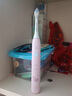 飛利浦（PHILIPS）兒童聲波震動(dòng)電動(dòng)牙刷 男孩/女孩生日禮物 適用4-6-12歲 2種模式自帶2支刷頭溫和清潔 粉HX2432/02 曬單實(shí)拍圖